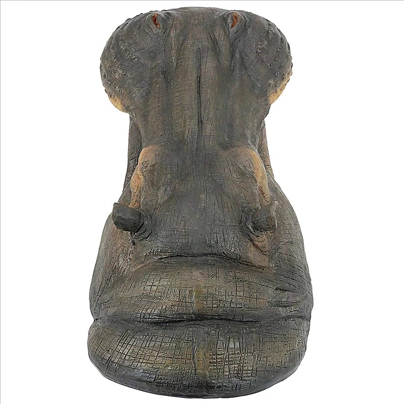 Design Toscano 13" Huey the Hippo Garden Statue