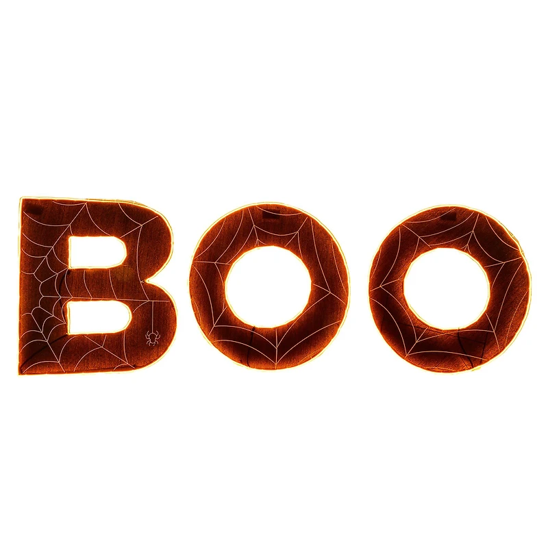 47" BOO Sign with LED Light Strips