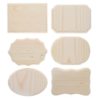 Good Wood by Leisure Arts 5" x 7" Mixed Wood Plaques, 36ct.