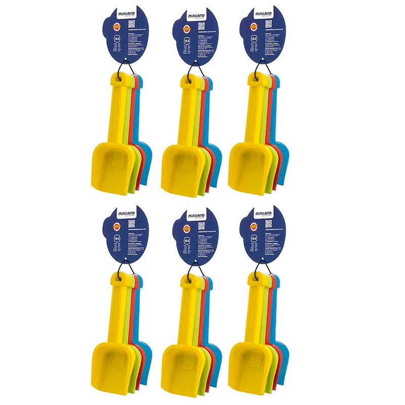 Miniland Educational Shovels, 6 Packs of 4