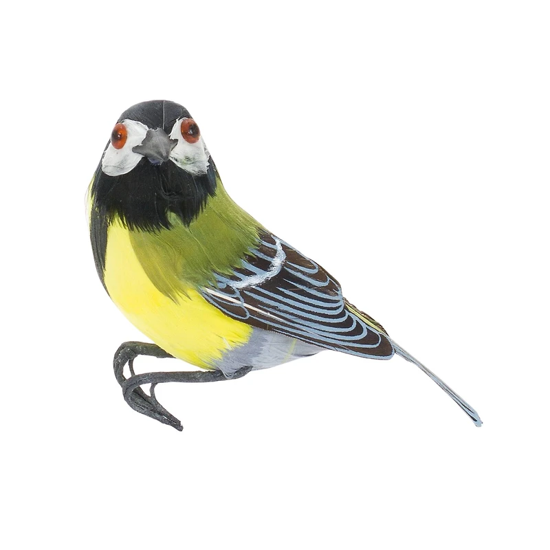 Foam & Feather Birds Decoration Set