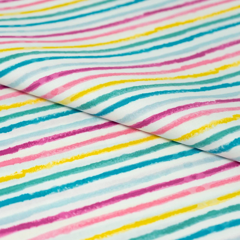 SINGER Multi Stripe Cotton Fabric