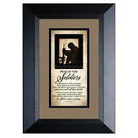 Prayer For Soldiers Wood Framed Art