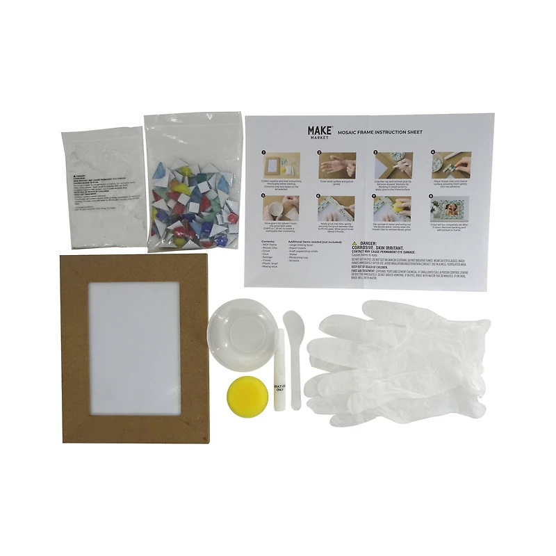 5" x 7" Rainbow Mosaic Frame Kit by Make Market®