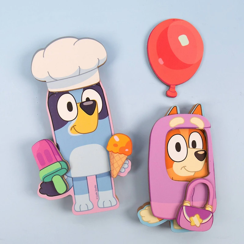 Bluey Magnetic Wooden Playhouse Set