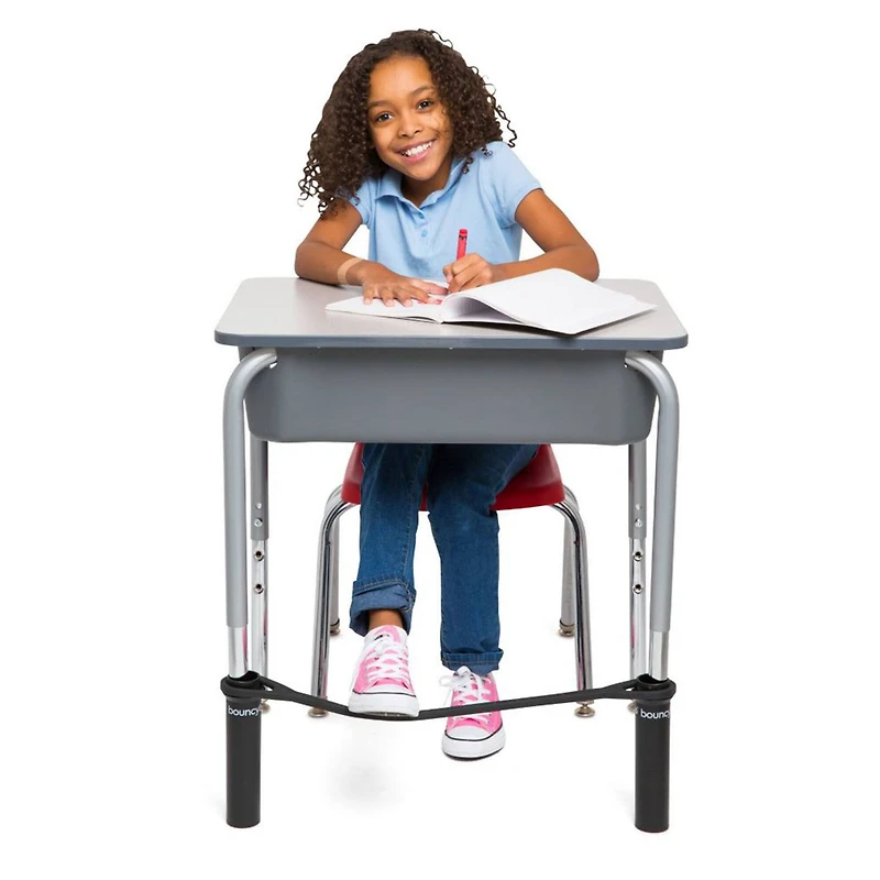 Educators Resource Bouncy Bands for Desk, Black