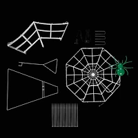 Mr. Halloween 4ft. Outdoor Animated Spider Web