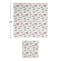 Hello Honey® Holiday Bows Square Paper Beverage Napkins, 50ct.
