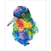 Diamond Dotz® Rainbow Feathers Diamond Painting Artwork Kit