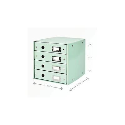 Xyron® Mint Green 4 Drawer Click N Store Storage Box