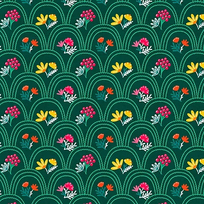 Fabric Editions Spring Garden Cotton Fabric