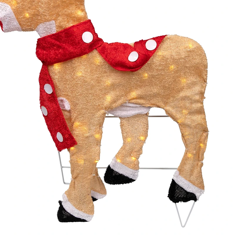 Lighted Rudolph & Clarice Outdoor Christmas Décor Set