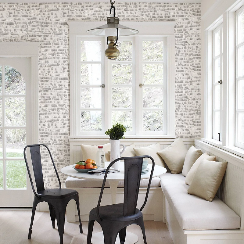 NuWallpaper Kylver Gray Peel & Stick Wallpaper