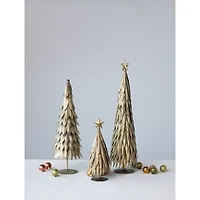 Hello Honey® 18" Antique Brass Metal Christmas Tree Décor