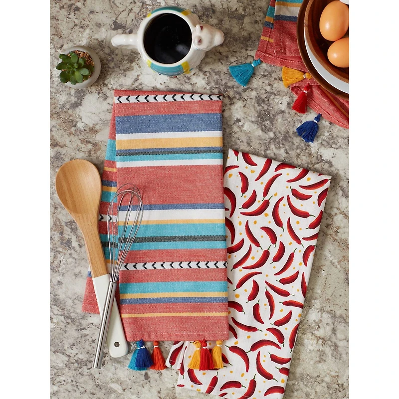 DII® Verano Chilis Dishtowel Set