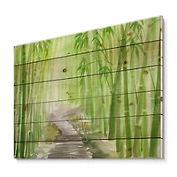 Designart - Green Bamboo Forest