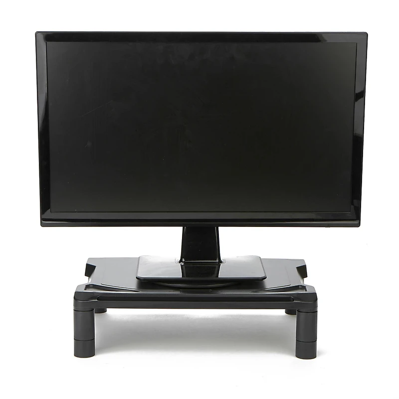 Mind Reader Black Rotative Extra Wide Monitor Risers