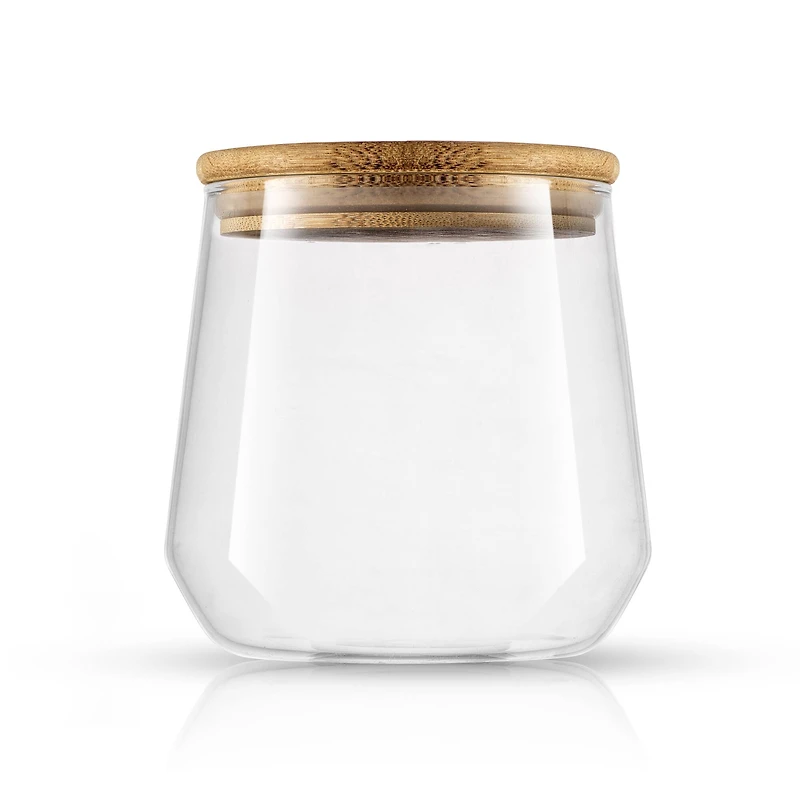 JoyJolt® 31oz. Glass Storage Jar with Bamboo Lid