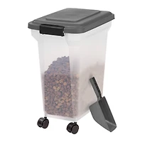 IRIS Dark Gray Airtight Pet Food Container