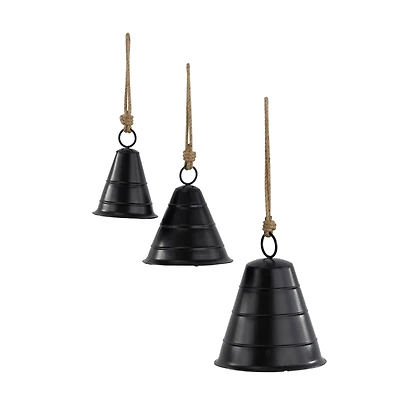 Metal Bohemian Decorative Cowbells Set
