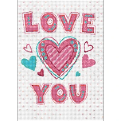 Wizardi Diamond Painting Kit Love You