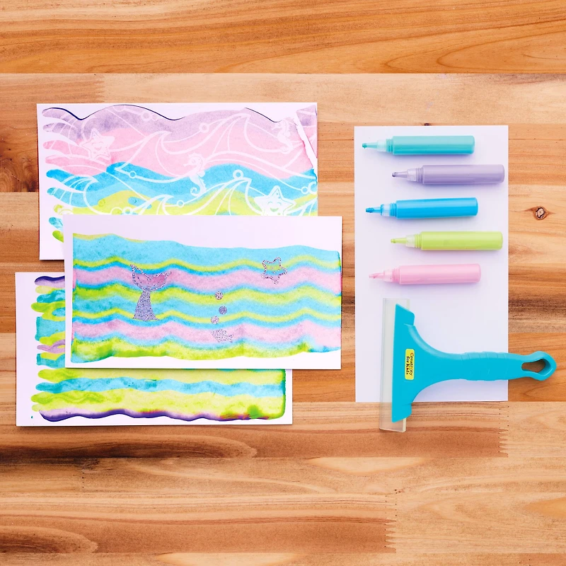 Creativity for Kids® Mermaid Squeegeez Magic Reveal Art