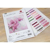 Luca-s Graceful Orchids Counted Cross Stitch Kit