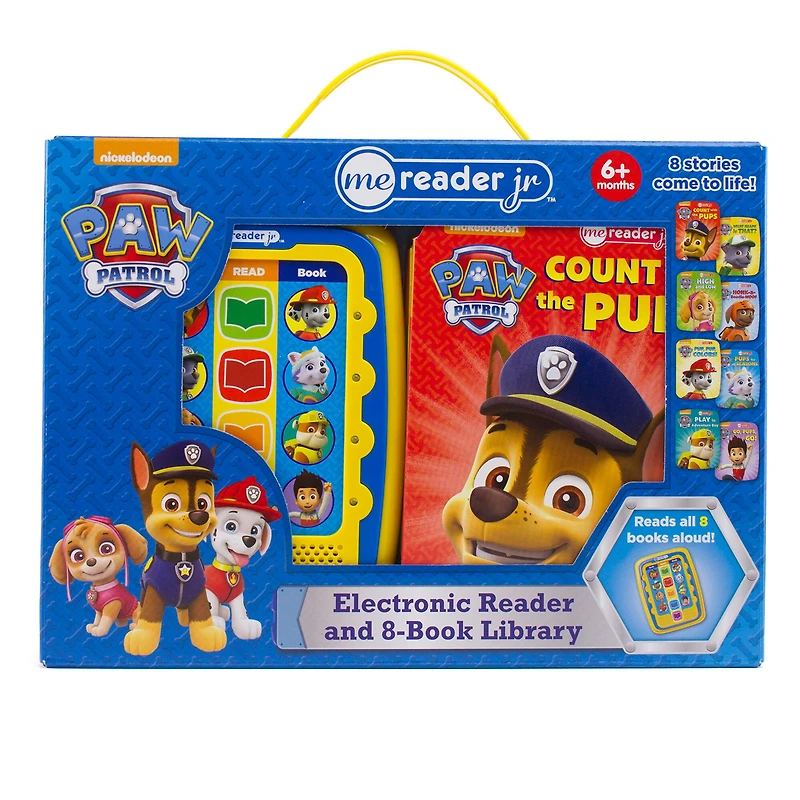 PI Kids Me Reader™ Jr. Paw Patrol 8 Book Library & Reader Set