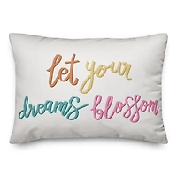 Dreams Blossom 20" x 14" Indoor/Outdoor Pillow