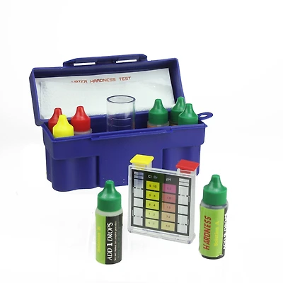 Pool Central Pool & Spa 6-Way Test Kit with Testing Block & Case