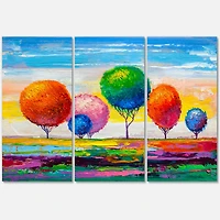 Designart - Colourful Ornamental Trees VI
