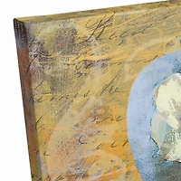 Blue And Orange Butterflies 24" x 24" Canvas Wall Art