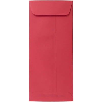 JAM Paper #10 Brite Hue Christmas Red Policy Business Premium Envelopes, 25ct.