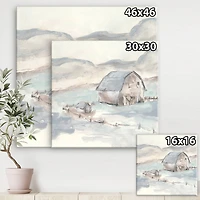 Designart - Farmhouse Barn Grey IV