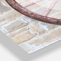 Designart 'Black And White Optical Illusion Modern Rectangular Wall Clock