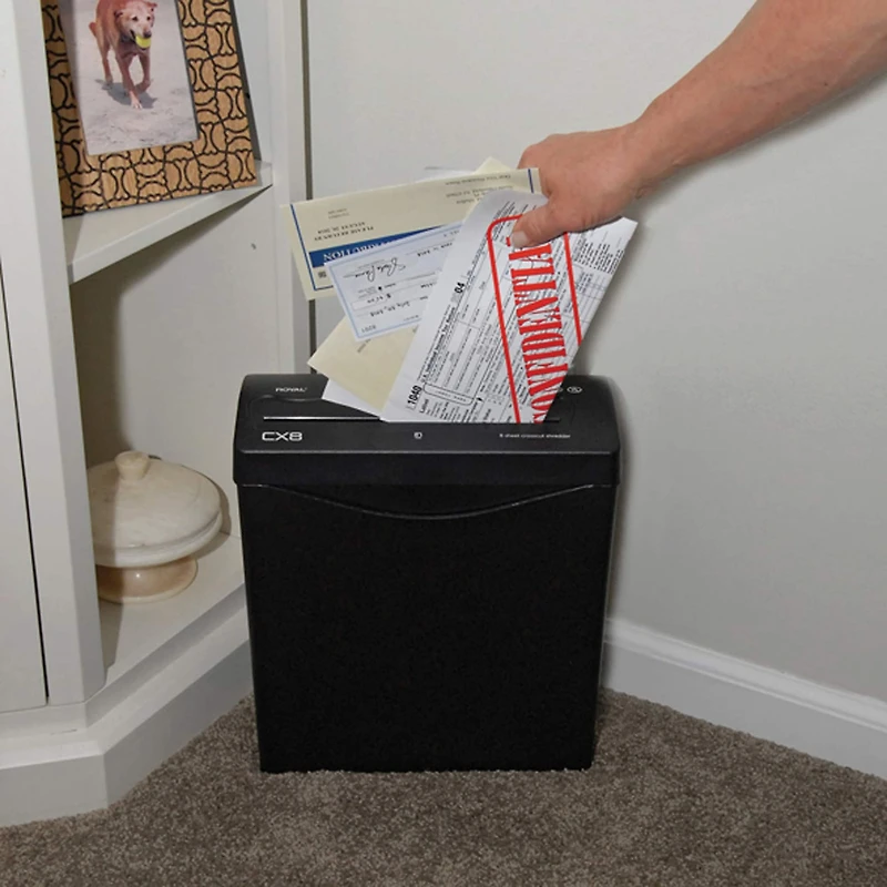 Royal® CX8 Crosscut Shredder