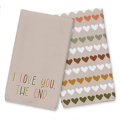 I Love You, The End 16" x 25" Towel Set