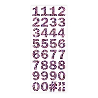 Red & Blue Glitter Number Stickers by Recollections™