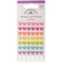 Doodlebug Design Inc.™ Sprinkles™ Rainbow Hearts Adhesive Glossy Enamel Shapes