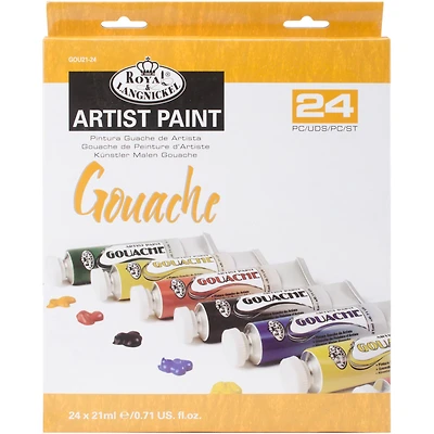 Royal & Langnickel® 24 Color Gouache Acrylic Paint Set