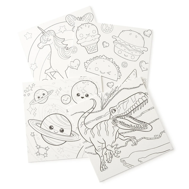 6 Packs: 8 ct. (48 total) 10" x 10" Pre-Printed Canvas Panels by Creatology™