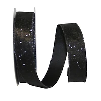 JAM Paper 1.5" x 25yd. Glitter Lamé Wired Ribbon