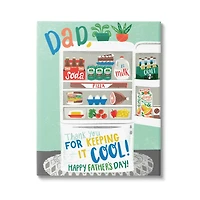 Stupell Industries Keeping It Cool Father's Day Canvas Wall Art