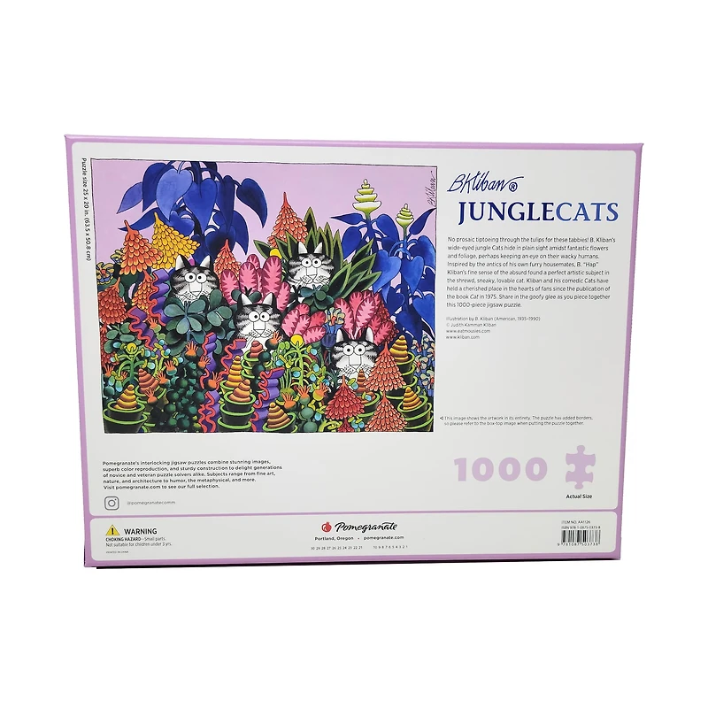 B. Kliban - Jungle Cats Puzzle: 1000 Pcs