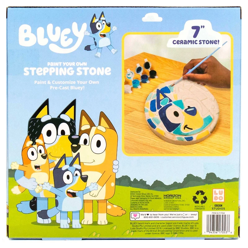 Bluey Paint Your Own Stepping Stone Kit