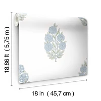 RoomMates Tamara Day Dutch Floral Peel & Stick Wallpaper