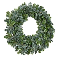 24" Green Medford Pine Christmas Wreath