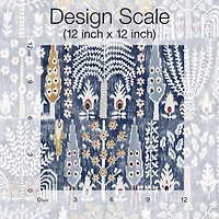RoomMates Blue Persian Ikat Peel & Stick Wallpaper