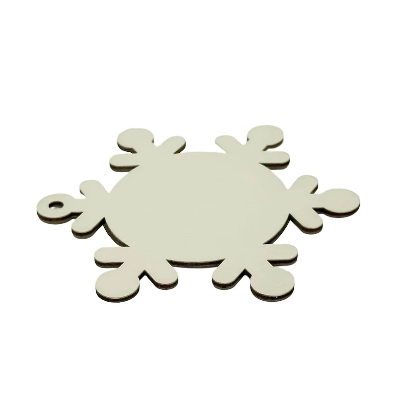 3.5" DIY Plywood Snowflake Ornaments, 50ct. by Make Market®