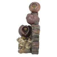 Design Toscano Villa La Piccolina Cascading Urns Illuminated Garden Fountain